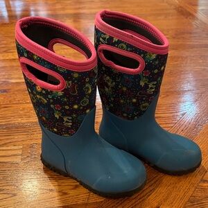Bogs Girls Rain Boots- size child 12